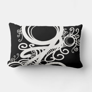 Almofada Lombar White Swirls Art Nouveau