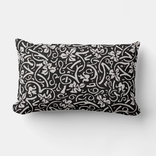Almofada Lombar William Morris Grapevine Vine Leaf Patterno (Frente)