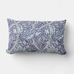Almofada Lombar William Morris Windrush Padrão Floral Azul