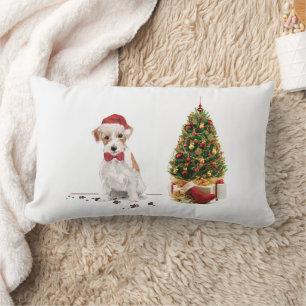 Almofada Lombar Wire Haired Jack Russell Engraçado Cachorro de Nat