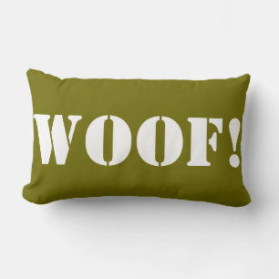 Almofada Lombar Woof! - travesseiro decorativo decorativo