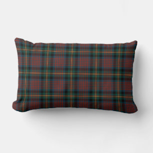 Almofada Lombar Xadrez do Scottish do clã de MacLennan dos azuis