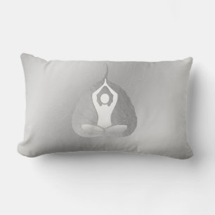 Almofada Lombar Yoga Instrutor Studio Meditação Pose Bodhi Leaf