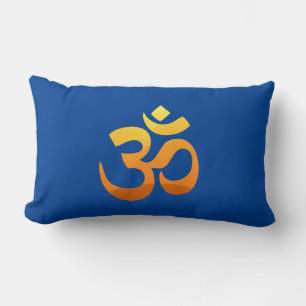 Almofada Lombar Yoga Om Mantra Símbolo Asana Relax Meditação