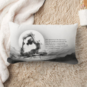 Almofada Lombar Yoga Reiki Pigeon Pose Watercolor, Rei Pigeon Com