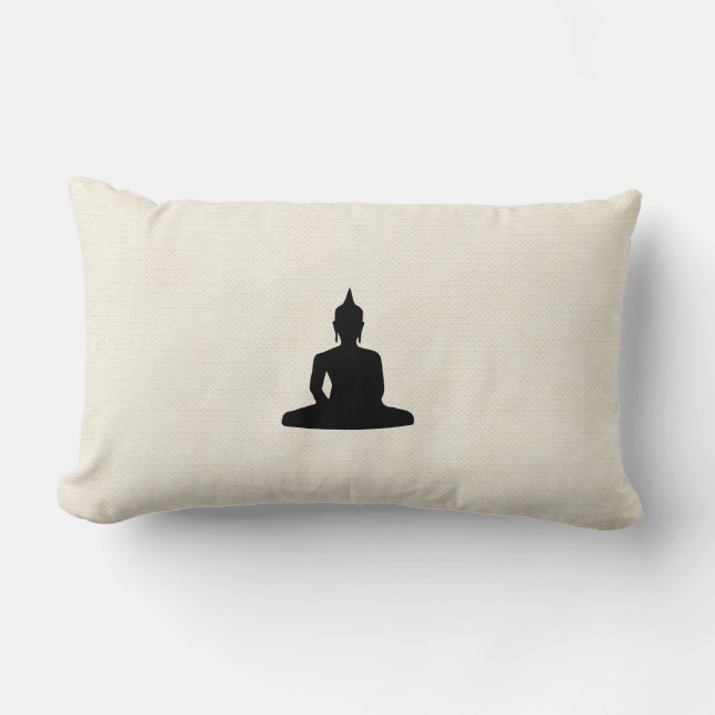 Almofada Lombar Zen Buddha Meditating de assento (Frente)