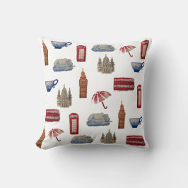 Almofada London Throw Pillow
