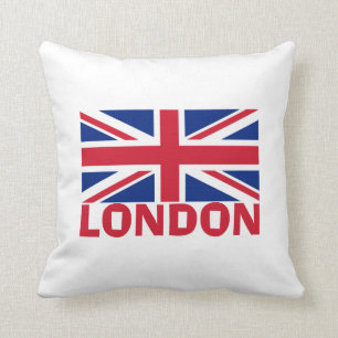 Almofada Londres no vermelho