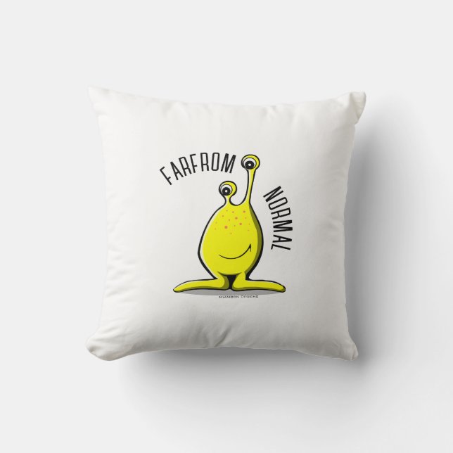 ALMOFADA LONGE DO TRAVESSEIRO NORMAL DE DOIS OLHOS (Frente)