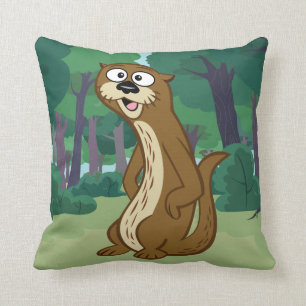 Almofada Lontra do rick   Reggie da guarda florestal