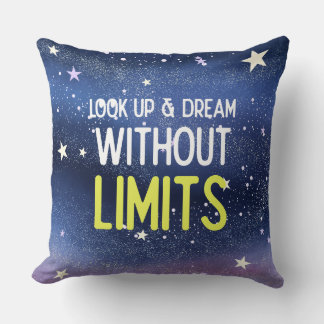 Almofada Look up and dream without limits