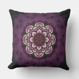 Almofada Lotus violeta-vermelha