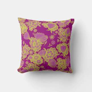 Almofada Lou Pop 💜💛 Floral Barroco