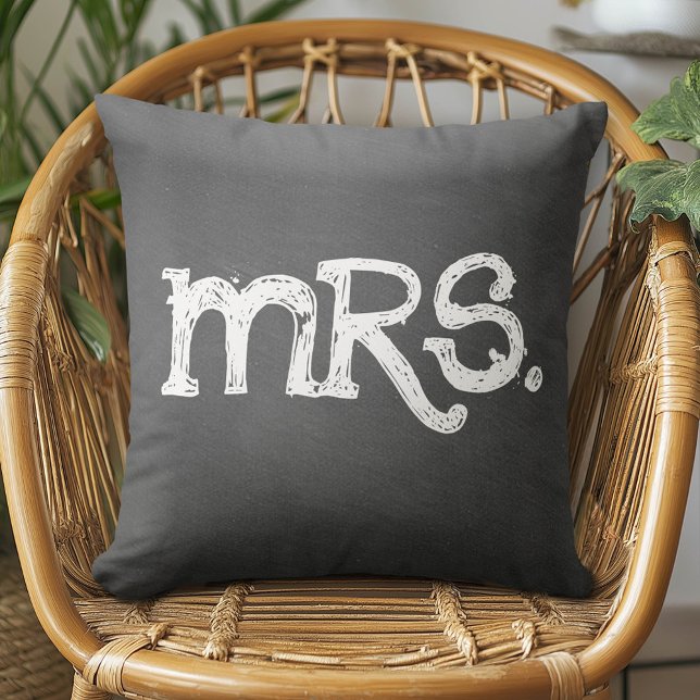 Almofada Lousa - Sra. Mulher (Custom Pillow)
