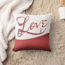 Almofada Love Abstrato | Escrita manual em casual moderna