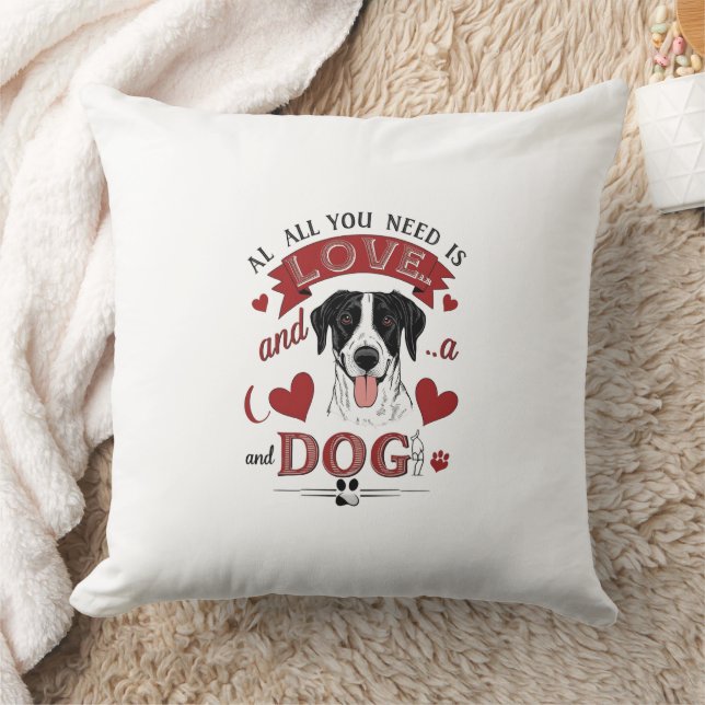 Almofada Love Dog Travesseiro (Cobertor)