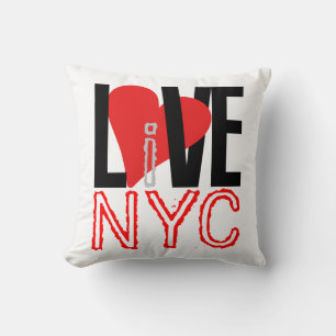 Almofada Love & Live in NYC Travesseiro