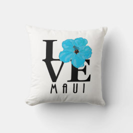 Almofada LOVE Maui Blue Hibiscus