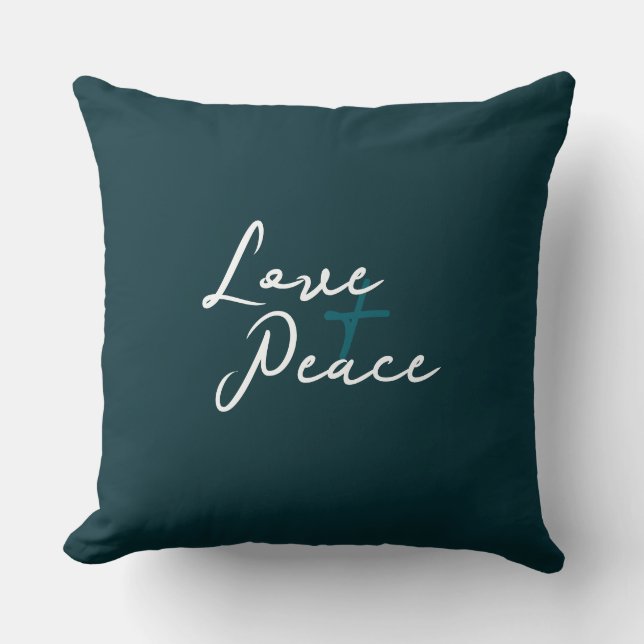 Almofada Love & Peace Accent Pillow (Frente)