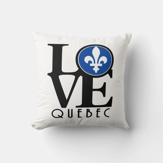 Almofada LOVE Quebec (Frente)