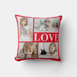 Almofada Love Red Romantic 4 Fotos Collage Dia de os namora