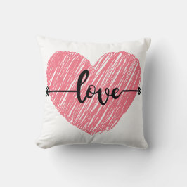 Almofada Love-Themed Pillow – Cozy Romantic Home Accent