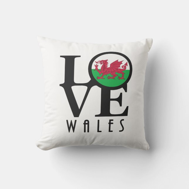 Almofada LOVE Wales (Frente)