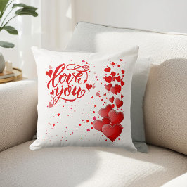 Almofada Love You Throw Pillow