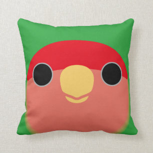 Almofada Lovebird Pêssego-enfrentado