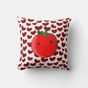 Almofada Lover de Tomate de Cartoon Bonito