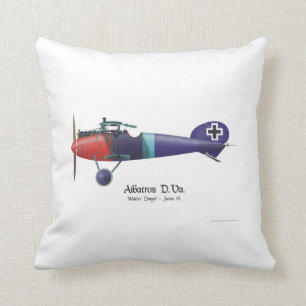 Almofada Lt de Fighterplane do alemão de Albatros D.Va WW1