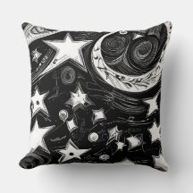 Lua abstrato E Estrelas