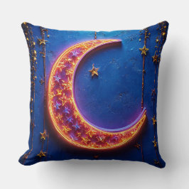 Almofada Lua crescente brilhante