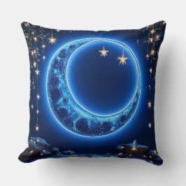 Almofada Lua crescente brilhante