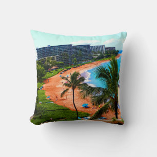 Almofada Lua de Mel em Maui Travesseiro de Praia Personaliz