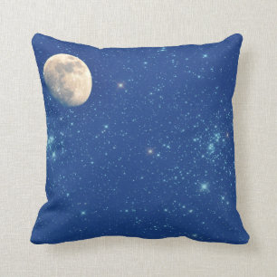 Almofada Lua e estrelas