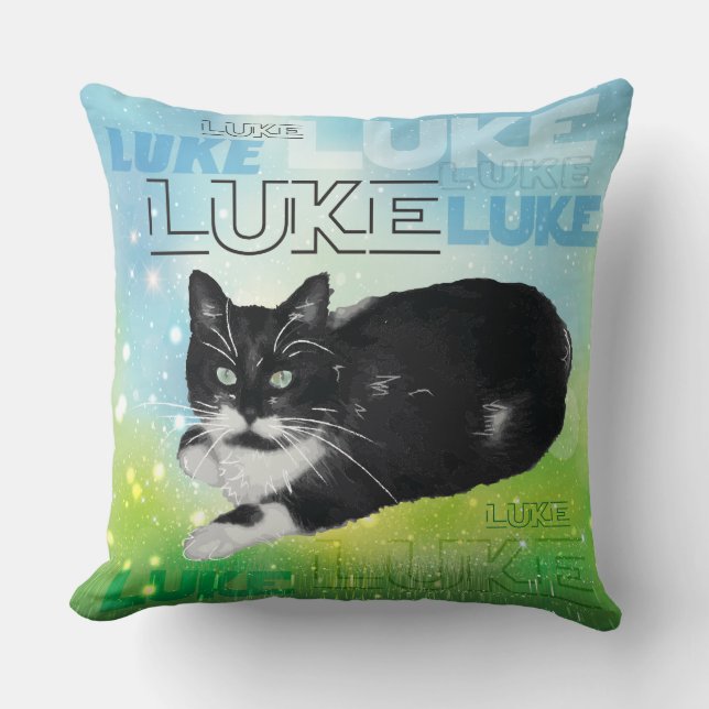 Almofada LUKE o gato (Frente)