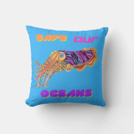 Almofada Lula Salve nossos oceanos