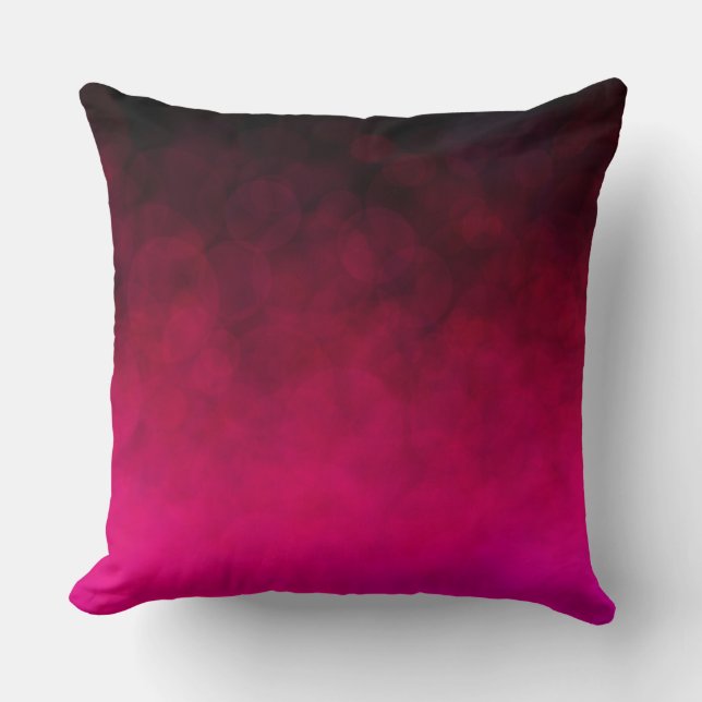 Almofada Luminescência magenta - travesseiro decorativo (Frente)