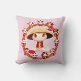 Almofada Lunar Chinês - Ano Novo Cobra Design 3