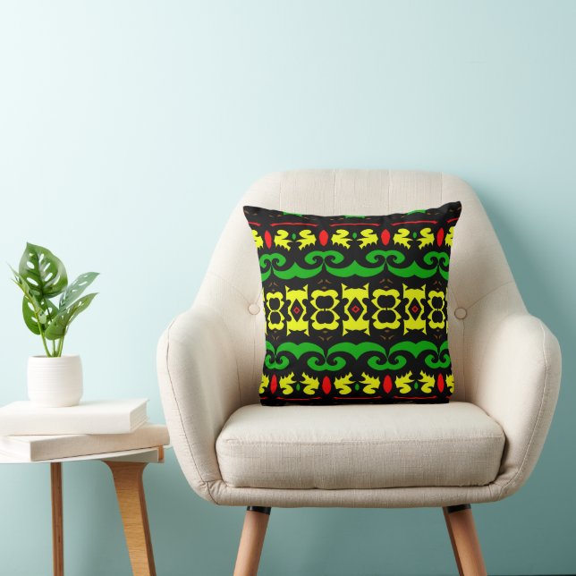 Almofada Luxuoso e Elegante Africano (Cadeira)