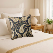 Luxuoso Paisley Persa Clássico Ornamentado Dourado
