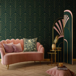 Almofada Luxurioso Art Nouveau Peacock Design