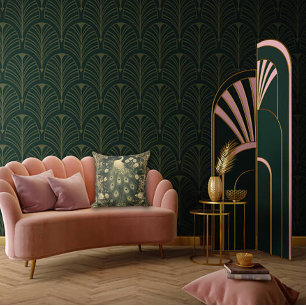 Almofada Luxurioso Art Nouveau Peacock Design