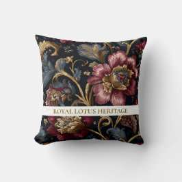 Almofada Luxury Indian Floral Throw Pillow Vintage Royal