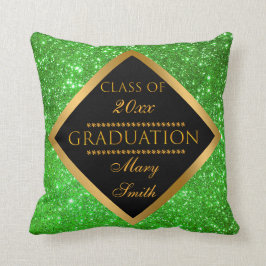 Almofada Luxury Moderno Personaliza Brilho Verde