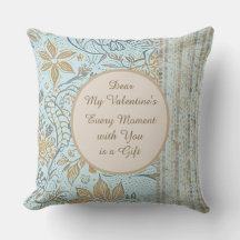 Luxury, Valentine's Day,Gold Soft Blue Flowers Art