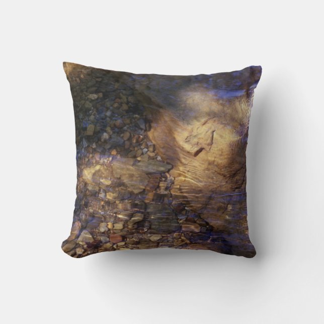 Almofada Luz de água do Rock (Frente)