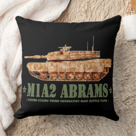 Almofada M1A2 Abrams US MBT Tank Desert Storm Veteran