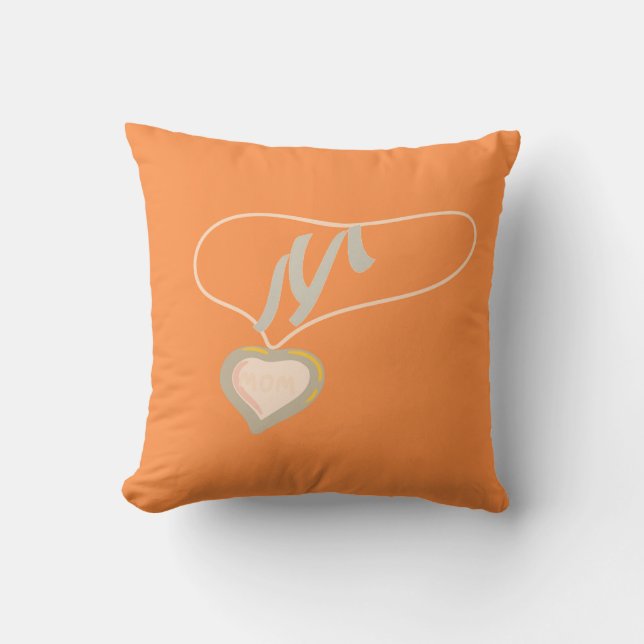 Almofada M Monogram Pillow | Custom Mother & Child Decor |  (Frente)